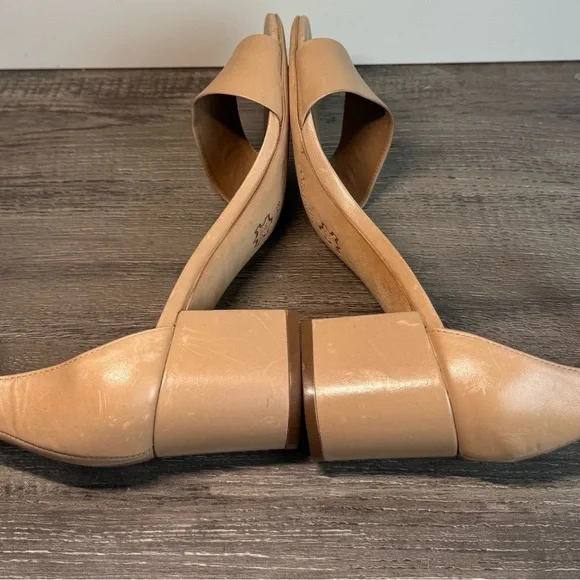 Bernardo Belinda Tan Block Heel Sandals with Ankle Strap size 8.5 $198 - Picture 9 of 11